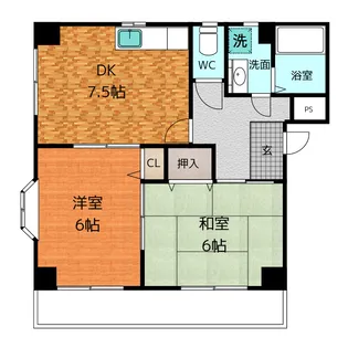 バーディーズビレッジI【3階】の間取り