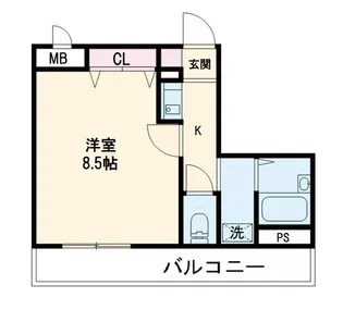 サンコークレアール【5階】の間取り