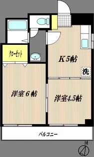エムアール久末【2階】の間取り