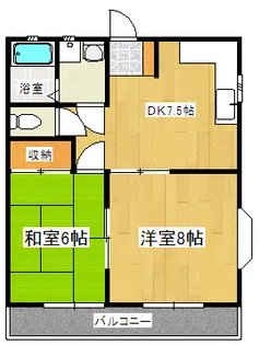 satoハイツII【1階】の間取り