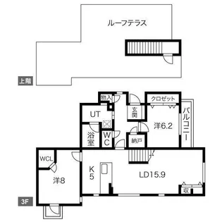 GRACE RESIDENCE八事【3階】の間取り