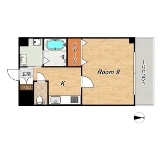 EXCEED桂(エクシード)【4階】の間取り