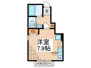 リアーレ六丁の目C【1階】の間取り