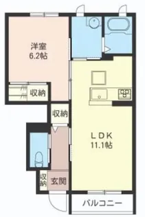 ポラリスA【1階】の間取り