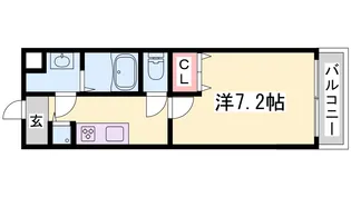 シャルマン須磨海浜公園【3階】の間取り
