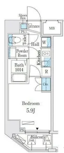 オープンブルーム横浜【3階】の間取り