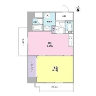 パルステージ武庫之荘【2階】の間取り