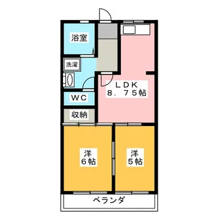 コーポラスN&A A【2階】の間取り