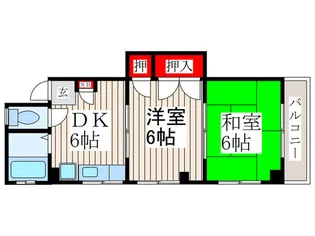 ハイツ鈴孝II【3階】の間取り