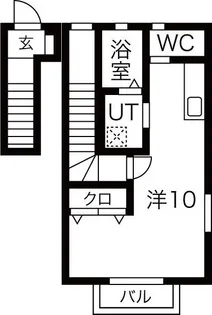 ぽらん【2階】の間取り