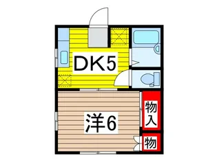 フローレンハイツ【1階】の間取り