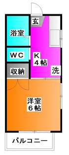 埼玉県川口市芝高木1【アパート】の間取り