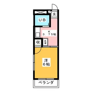 コーポ豊島【2階】の間取り