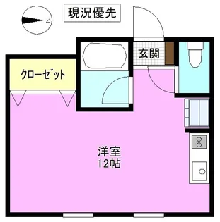 1Rの間取り画像