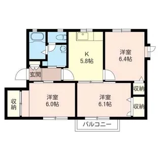 ソレイユ湘南【2階】の間取り