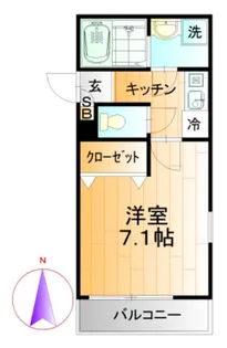 レストコート【1階】の間取り