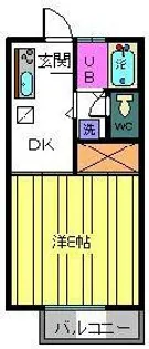 レジデンス石原D棟【1階】の間取り