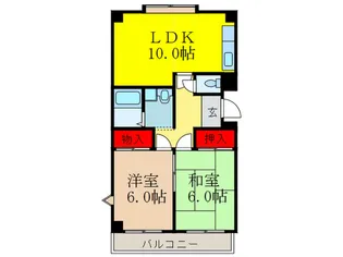 メゾン源【1階】の間取り