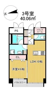 PAXレジデンス【6階】の間取り