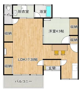 愛媛県新居浜市平形町【一戸建】の間取り