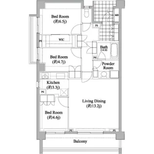 東京都小平市上水本町5【マンション】の間取り