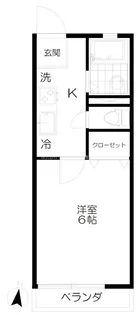 ハイツスカイブルー【2階】の間取り