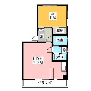 マンションハヤシ【3階】の間取り
