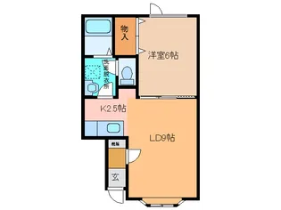 アーク・リビオン【1階】の間取り