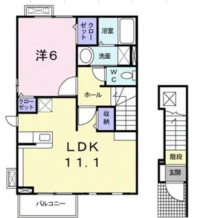 サニー・ヴィラ【2階】の間取り