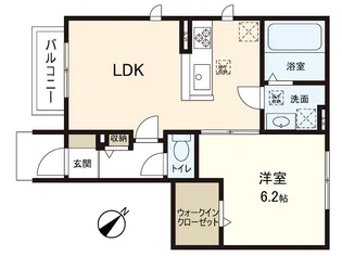 神奈川県藤沢市鵠沼松が岡4【アパート】の間取り