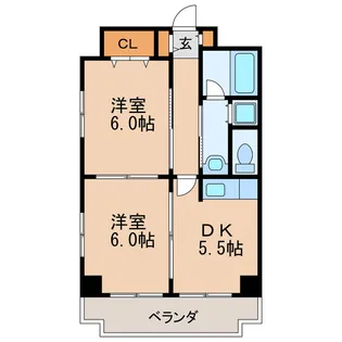 ランドハウスチクサステーション【4階】の間取り