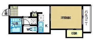アンビュロー【2階】の間取り