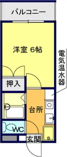 ブルーウイング【2階】の間取り
