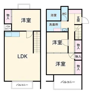 上屋敷ガーデンの間取り