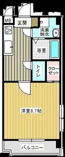 1Kの間取り画像