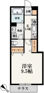 サクラハウス【1階】の間取り