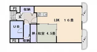 和光若草レジデンス【6階】の間取り