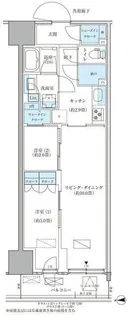 パークアクシス品川天王洲アイル【3階】の間取り