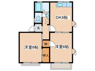 コ-ト・リヴェ-ルI【2階】の間取り