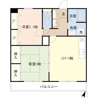 ウィステリア・ガーデン【1階】の間取り