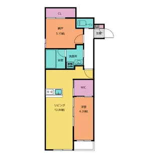 グランツリー井野【1階】の間取り