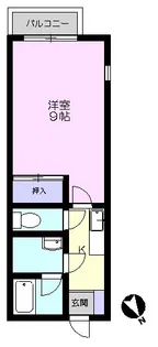 ウエストヴィレッジ【1階】の間取り