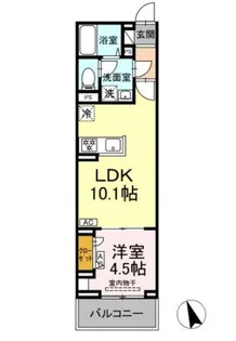 セレスティア池袋立教通り【2階】の間取り