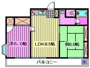 埼玉県さいたま市南区辻4【アパート】の間取り