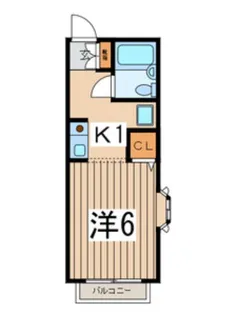 メゾン・ド東白楽【1階】の間取り