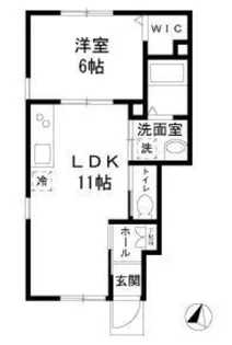 Sunny Coat【1階】の間取り