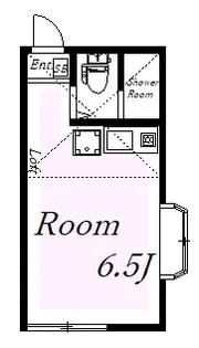 1Rの間取り画像