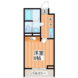 ユーフォリア長町南【1階】の間取り