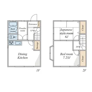 神奈川県茅ヶ崎市松が丘2【一戸建】の間取り