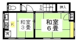 星野荘【2階】の間取り